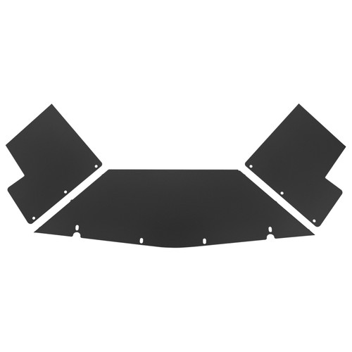 Radiator Shroud Aluminum Black Crinkle Finish TR6 Radiator Shroud Aluminum Black Crinkle Finish TR6