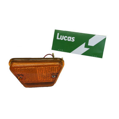 Side Marker Lamp Assembly Left Front TR6 LUCAS - British Parts