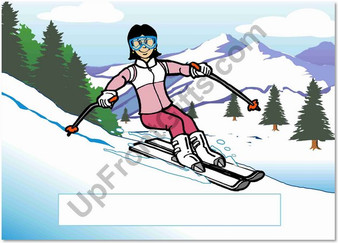 Snow Skier Female