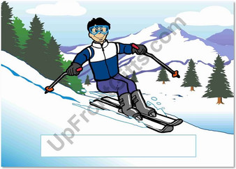 Snow Skier Male