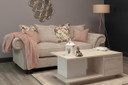  Roma Chesterfield Sofa Beige 3 Seater 