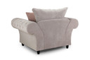  Roma Chesterfield Sofa Beige Armchair 