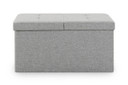 Honeypot Furniture Aero Foldable Storage Bench Light Grey 