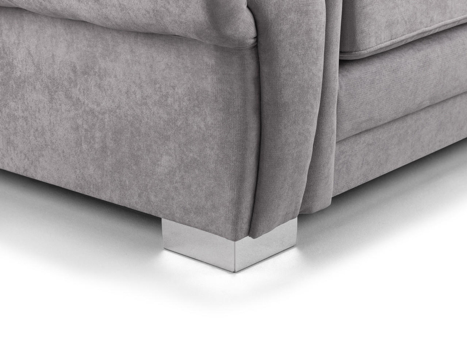 Verona Scatterback Sofa Grey Left Hand Facing Corner - Honeypot Furniture