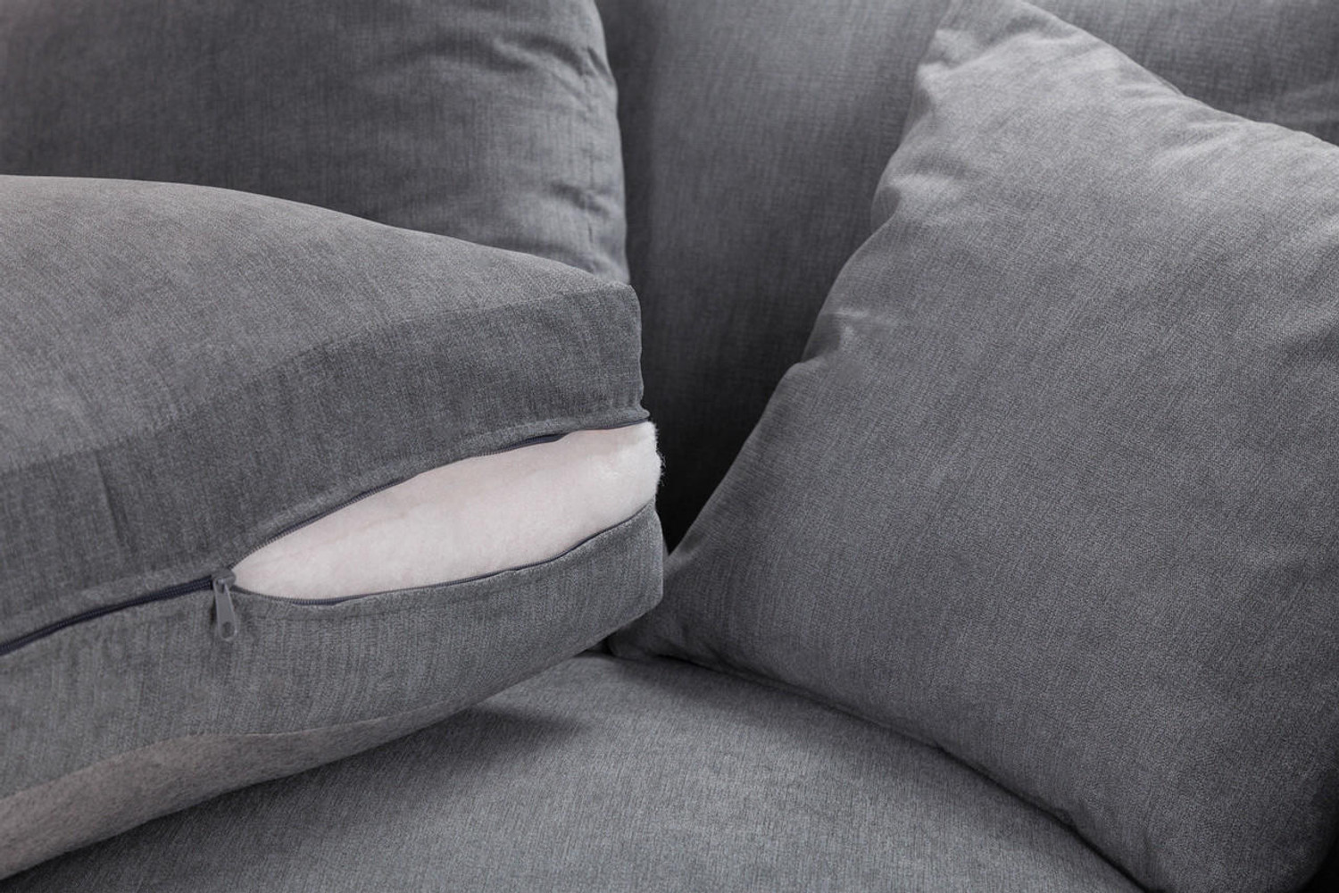  Windsor Fullback Sofa Grey Left Hand Facing Corner 