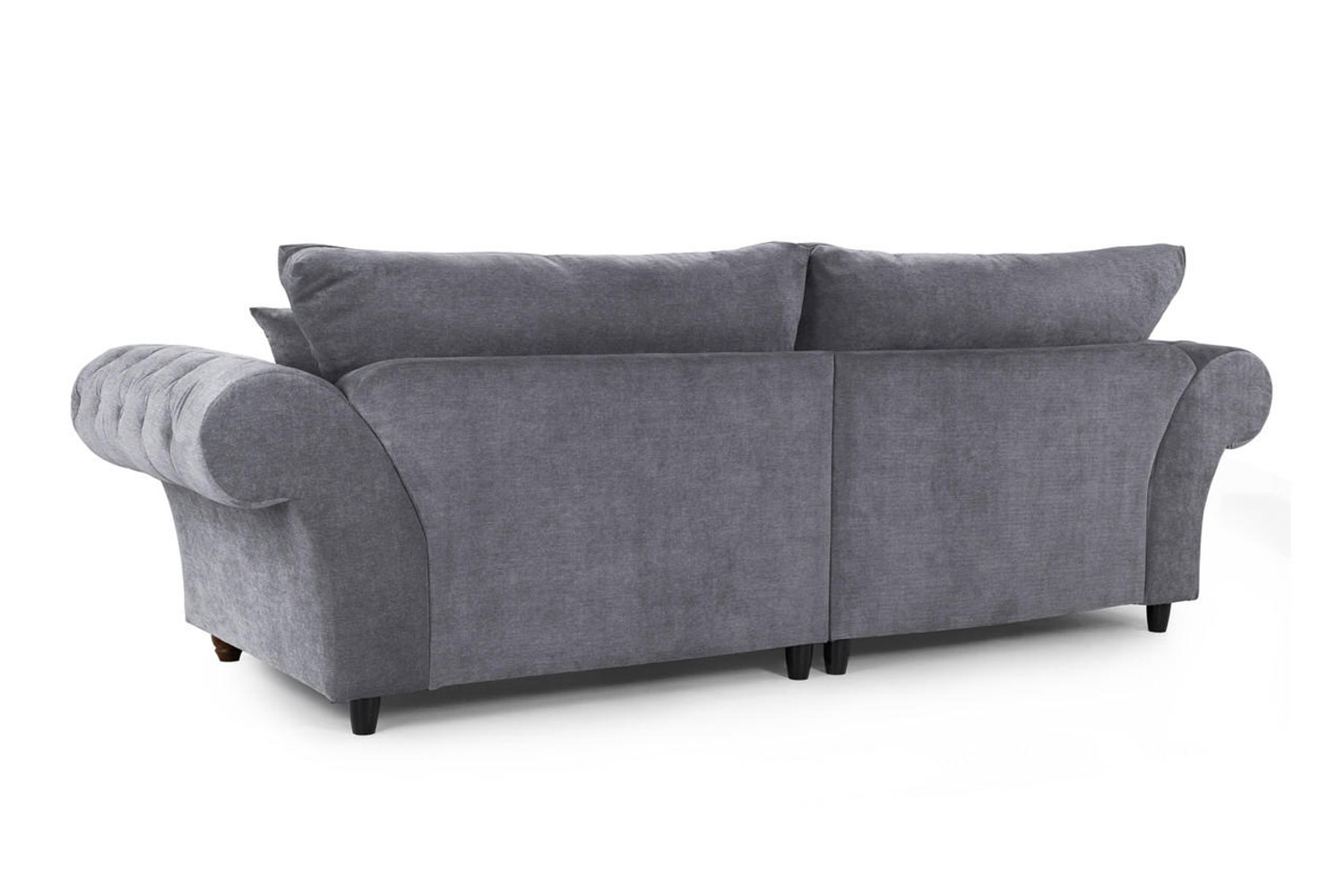  Windsor Fullback Sofa Grey 4 Seater 
