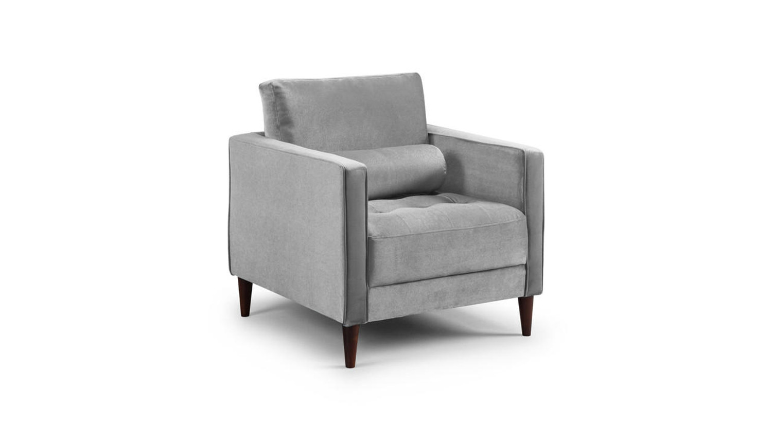  Harper Sofa Plush Grey Armchair 