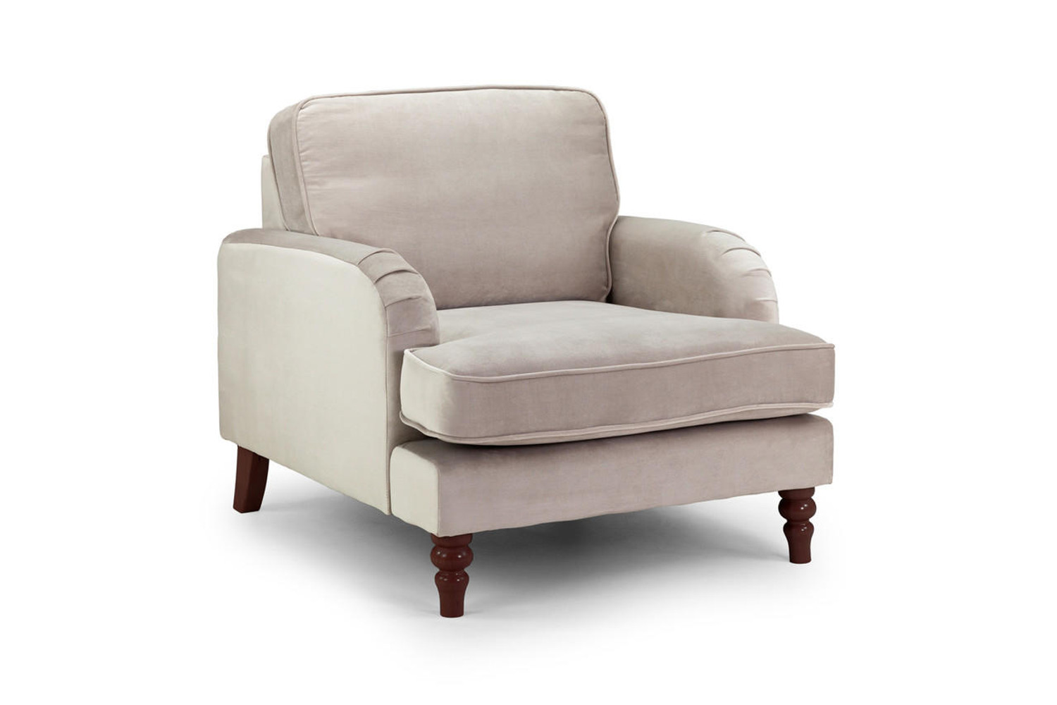  Rupert Sofa Plush Beige Armchair 