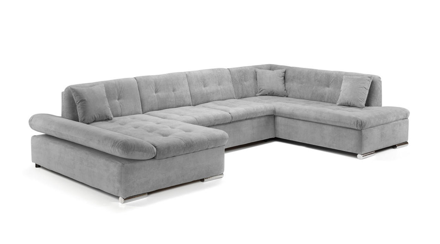  Bergen Sofabed Grey Right Hand Facing U Shape Corner 