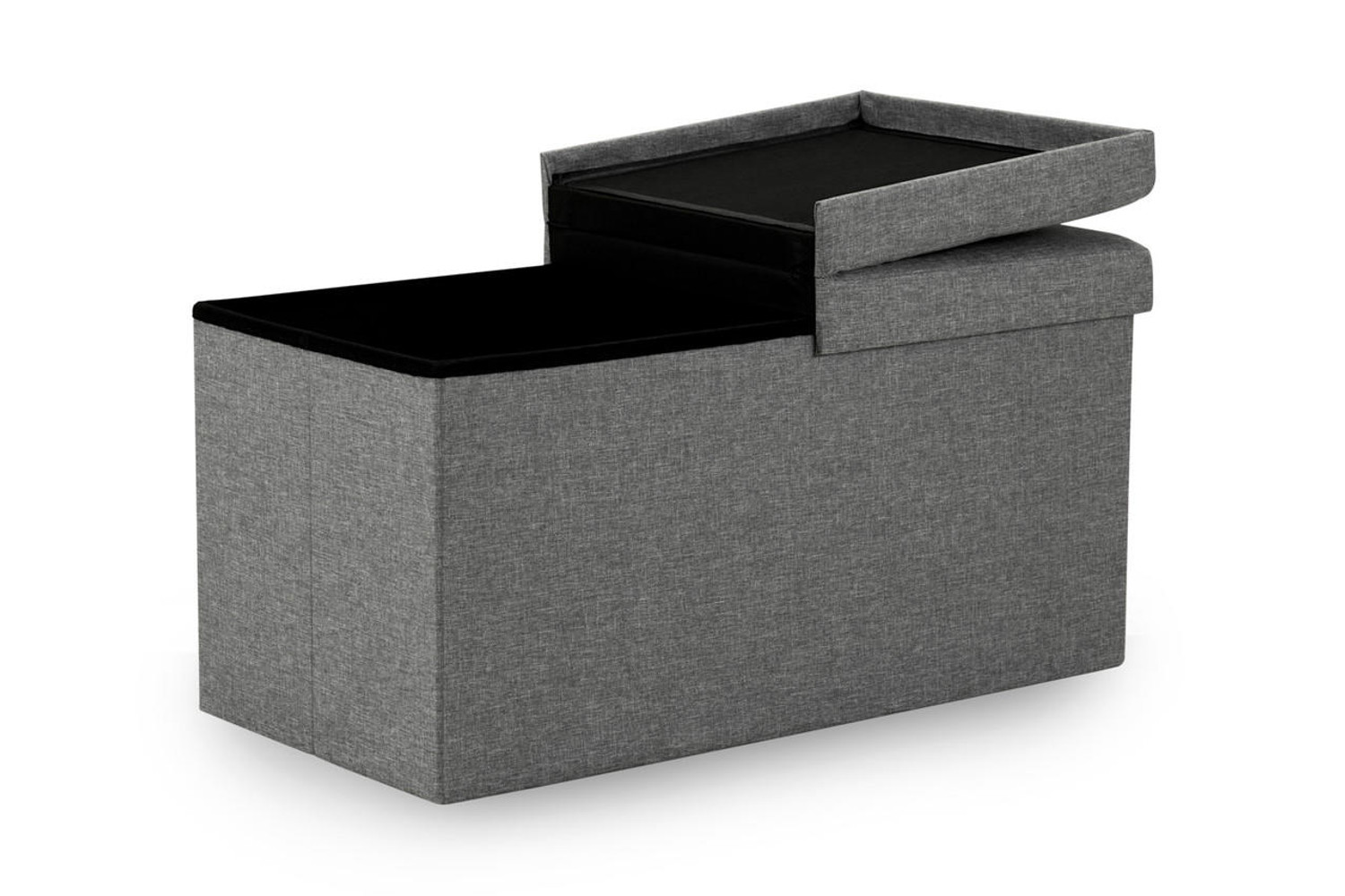 Honeypot Furniture Aero Foldable Storage Bench Grey 