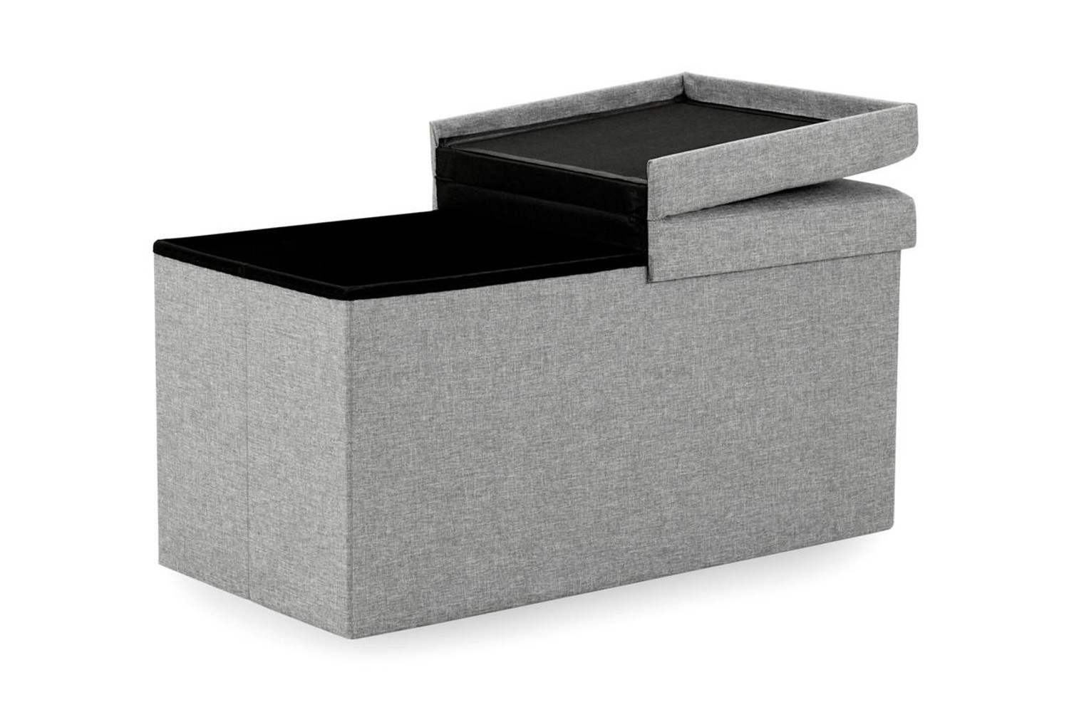 Honeypot Furniture Aero Foldable Storage Bench Light Grey 