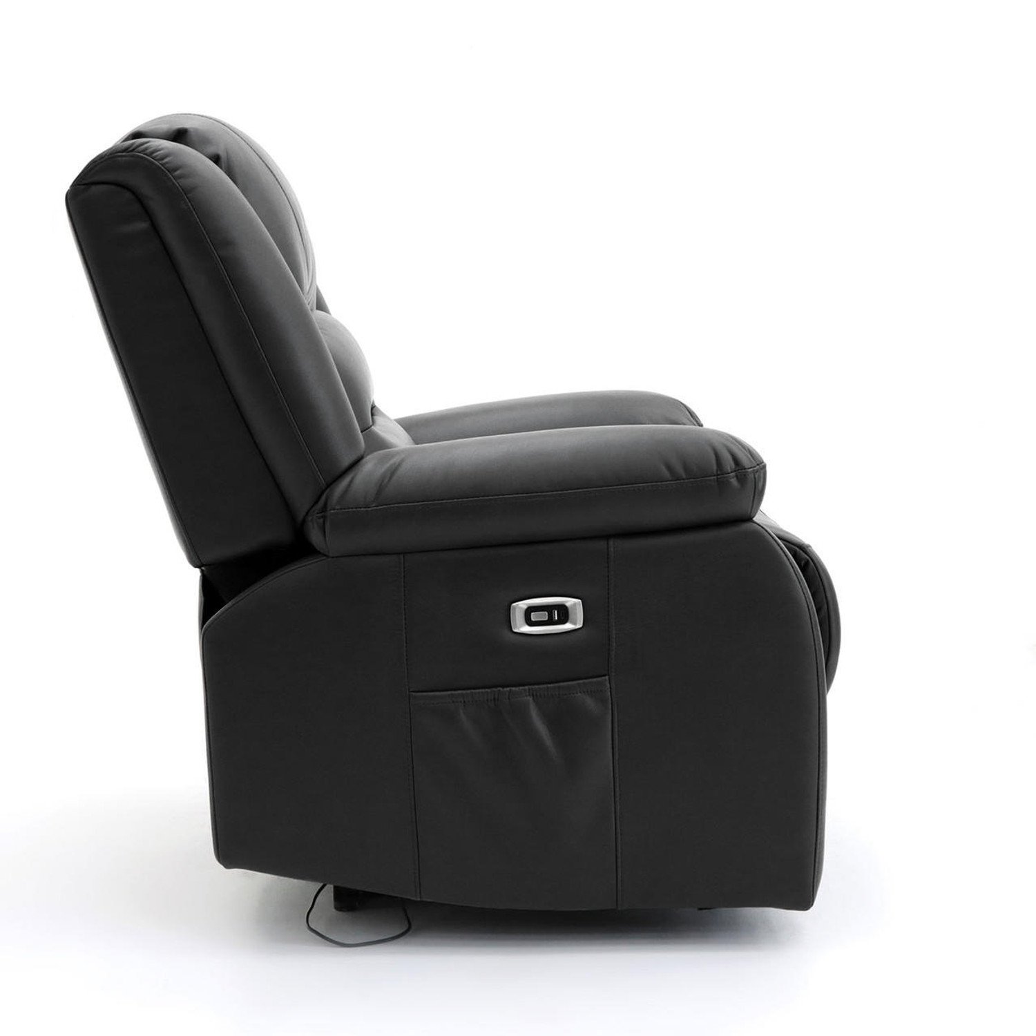 Honeypot Furniture Alva Electric Recliner Sofa Black 2 Seater 