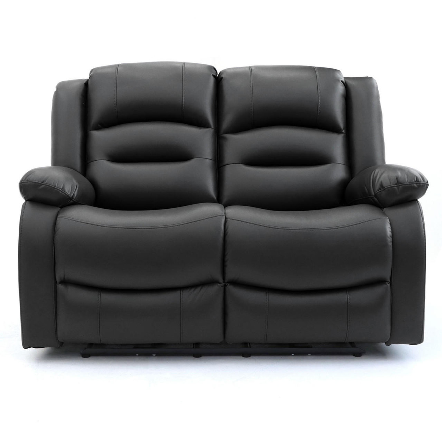 Honeypot Furniture Alva Electric Recliner Sofa Black 2 Seater 