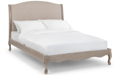 Honeypot Furniture Camille Bed Frame Double Beige 