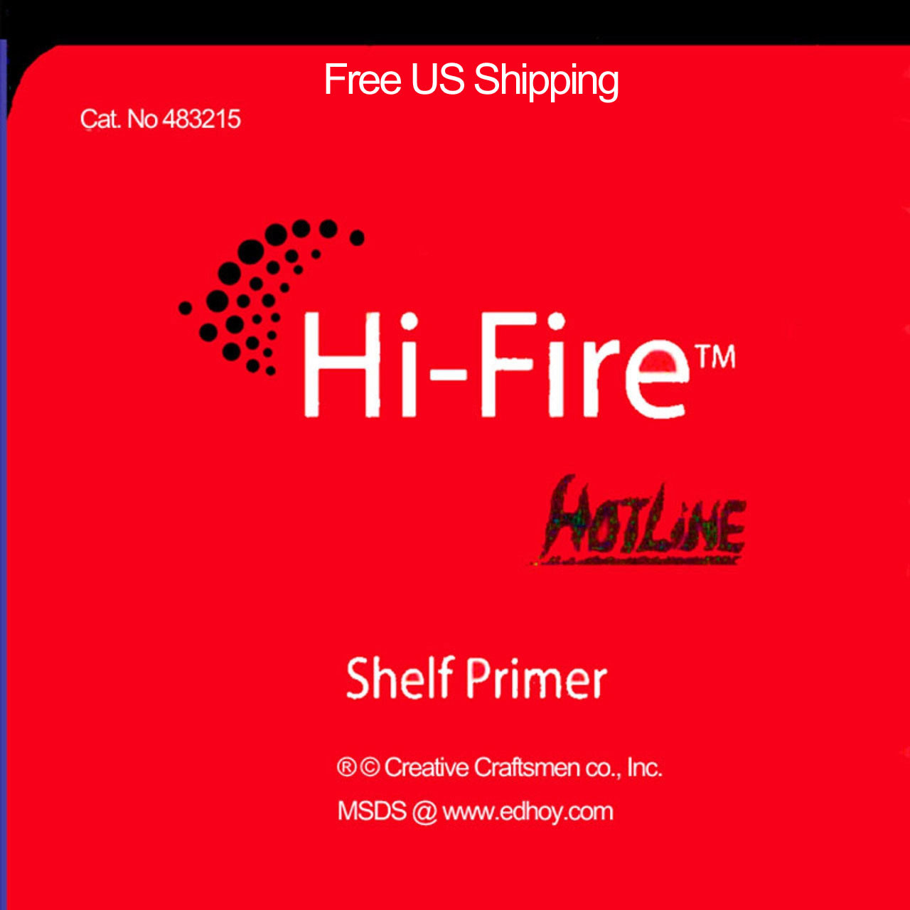 Hi Fire Primer Mold & Shelf Primer Hotline Glass Fusing Supplies 1.5