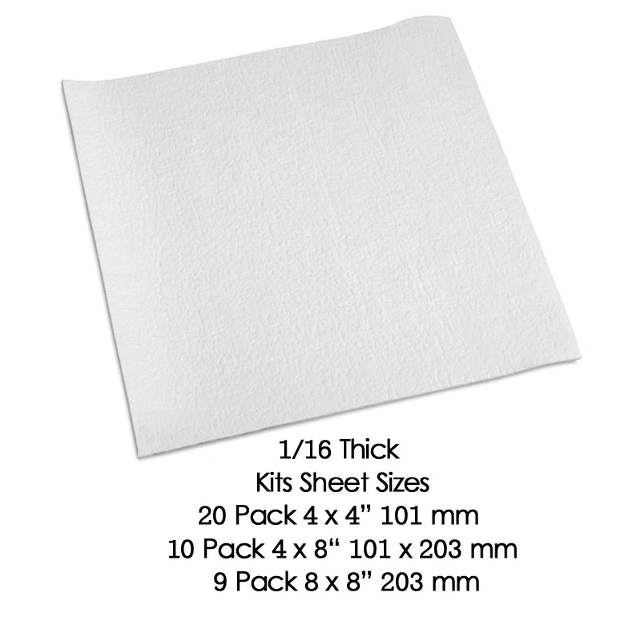 43116 inch Thick Fiber Paper , 16 Square