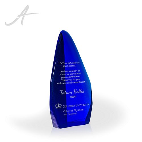 Apogee Cobalt Tower Recycled Glass Award