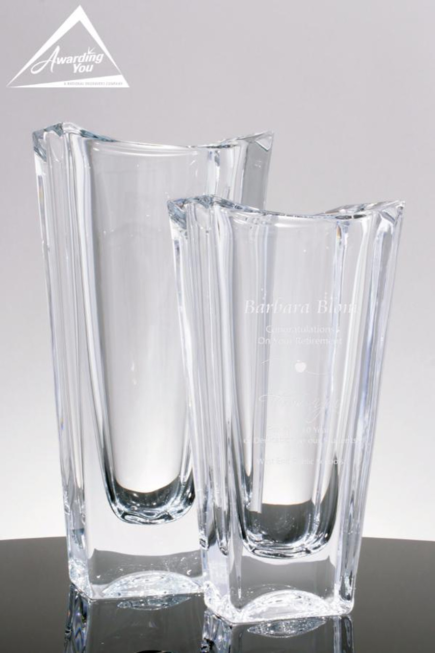 Nottingham Castle Glass Vase Engraved Vases Bowls Awarding You