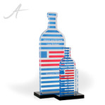 Custom Acrylic Wine Bottle Shaped Awards by Awarding You