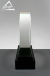 LSC Clear Crystal Custom Award - side