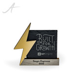 Custom Lightning Bolt Award