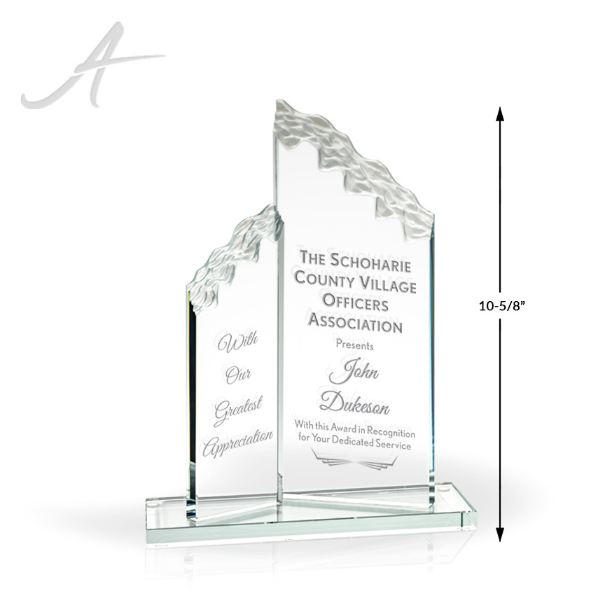 Cutting Edge Glass Award Engraved Glass Awards Awarding You