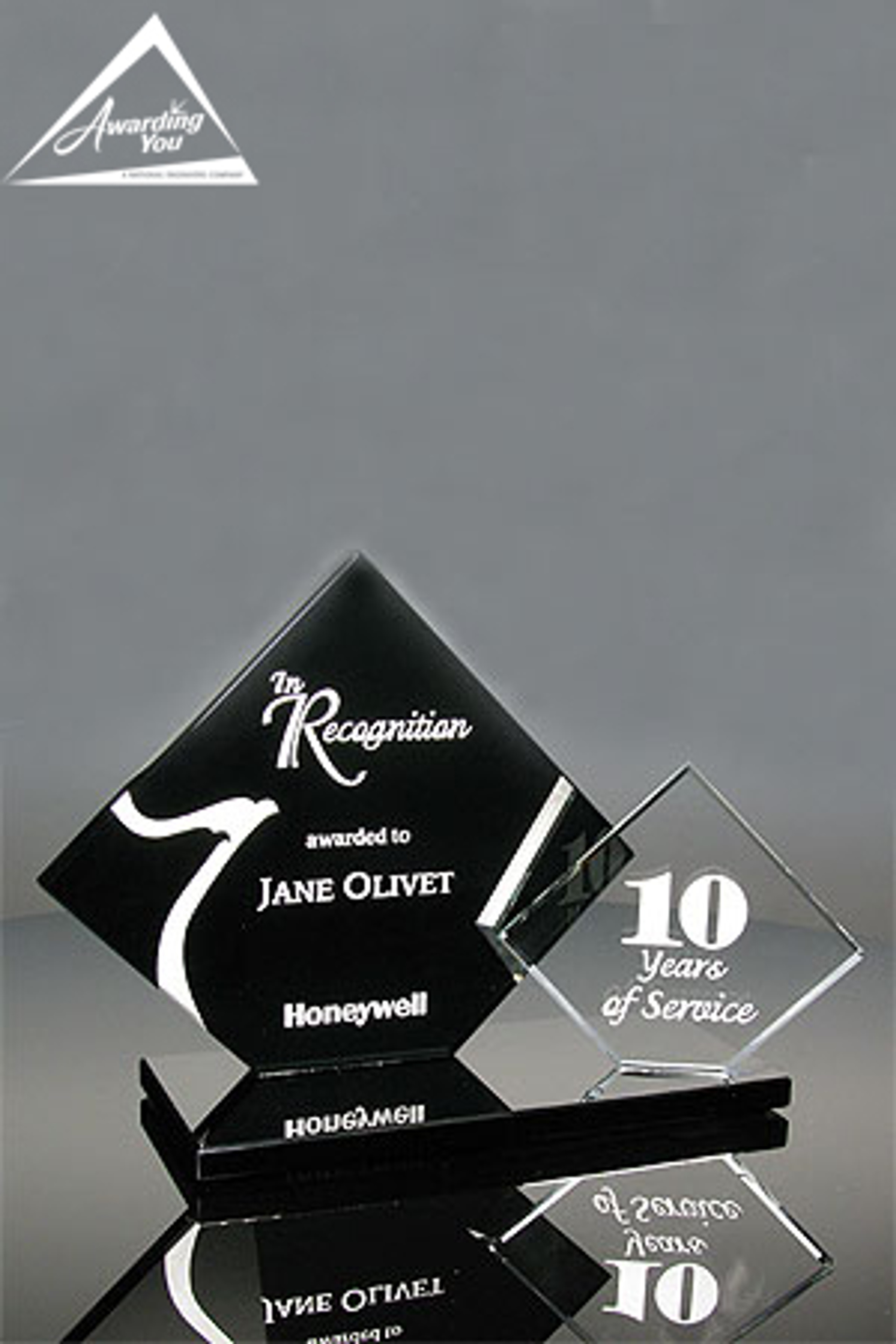 Custom Glass Awards Corporate Recognition Awards Awarding You