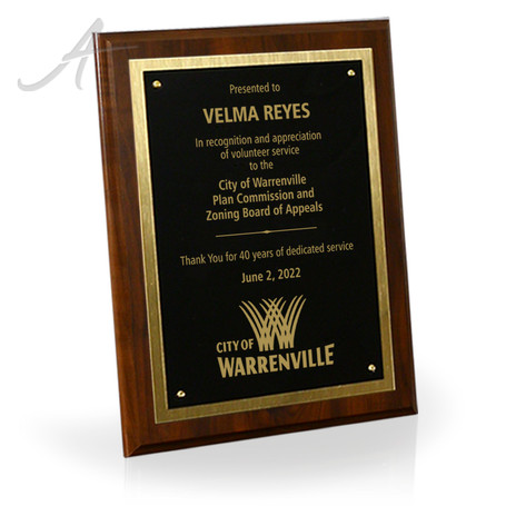 Martin Award Plaques 12x15 vertical