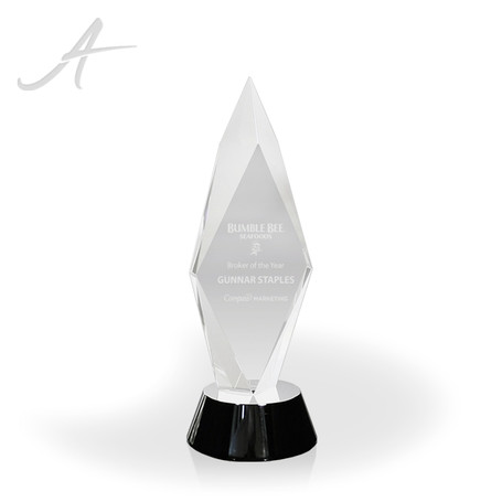 Star Tower Crystal award Small Front