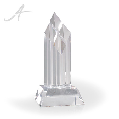 Summit Crystal Award Front Blank