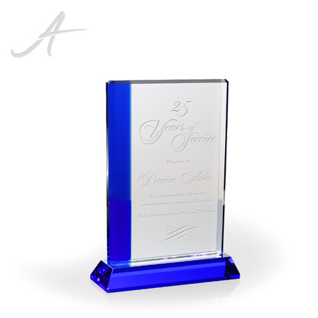 Sapphire Crystal Stripe Awards Large