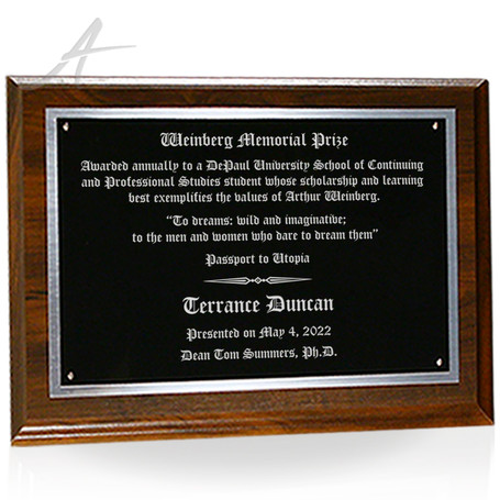 Grant Award Plaque, 12