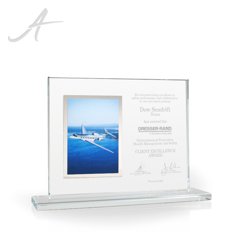 Michigan Glass Plaque Award