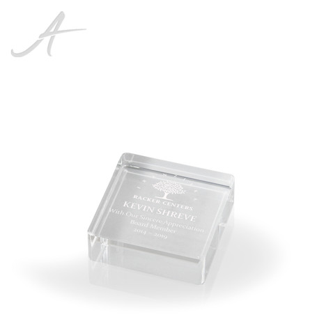Avana Rounded-Square Paperweight