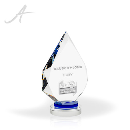 Blue Revel Crystal Award