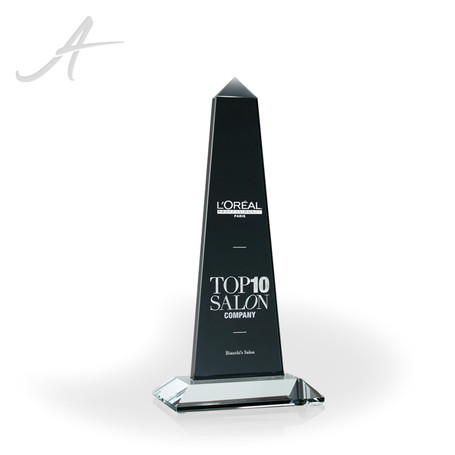 Willow Black Glass Tower Award