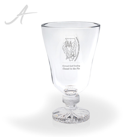 Felicia Crystal Trophy Cup Vase Medium