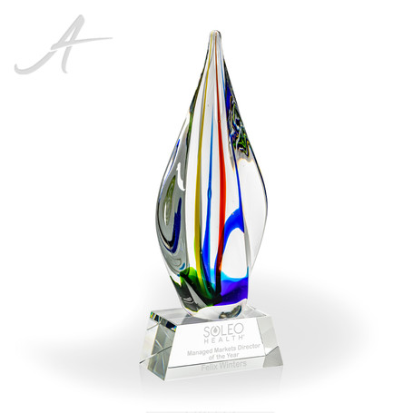 Candy Stripes Art Glass Award