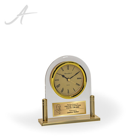 Life Archway Glass Clock by Thomas Dale Co.