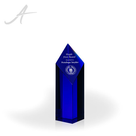 Wessex Blue Crystal Tower Award - Medium