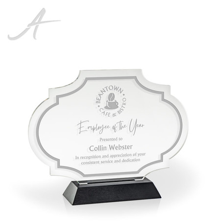 Scalloped Frame Acrylic Award