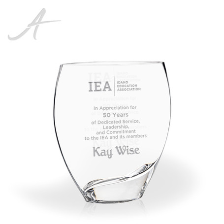 Lani Crystal Vase Award 