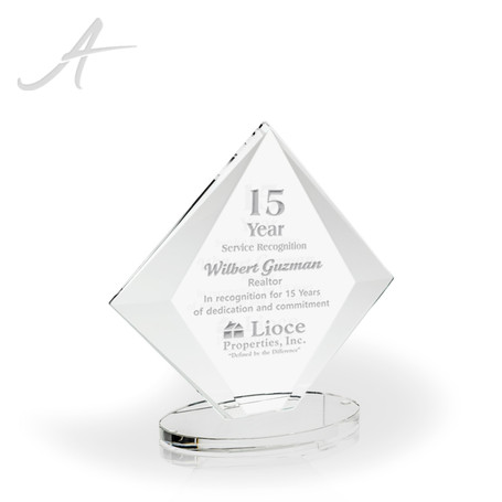 Mentor Crystal Award - Large