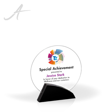 Lauren Circle Acrylic Award Small