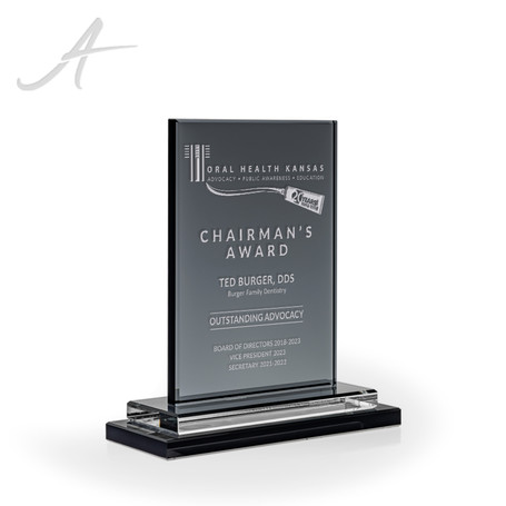 3058-2M Slate Glass Award