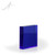 Blue Crystal Square Paperweight ANgle