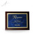 York Plaque with Sapphire Plate 7 x 9 Horizontal