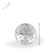 Crystal Diamond Paperweight height