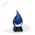 Pulse Art Glass Award -Black