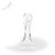 Optic Crystal Globe Trophy front